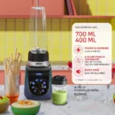 Tefal BlendUp Personal Blender BL19H4 – Removable blades, 2 dishwasher safe BPA-free Tritan jars, 1000W, 8 auto programs
