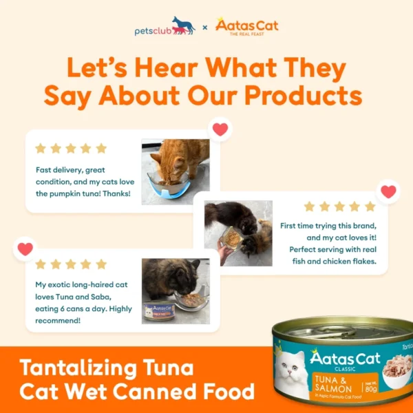 Aatas Cat - Tantalizing Tuna Cat Wet Canned Food, 80g - Image 7